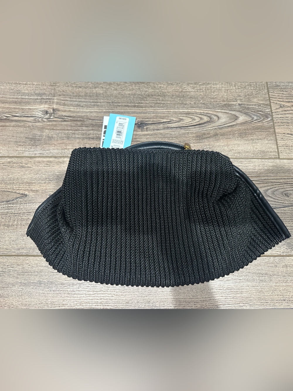 Target Future Collective Black Woven Clutch - NWT